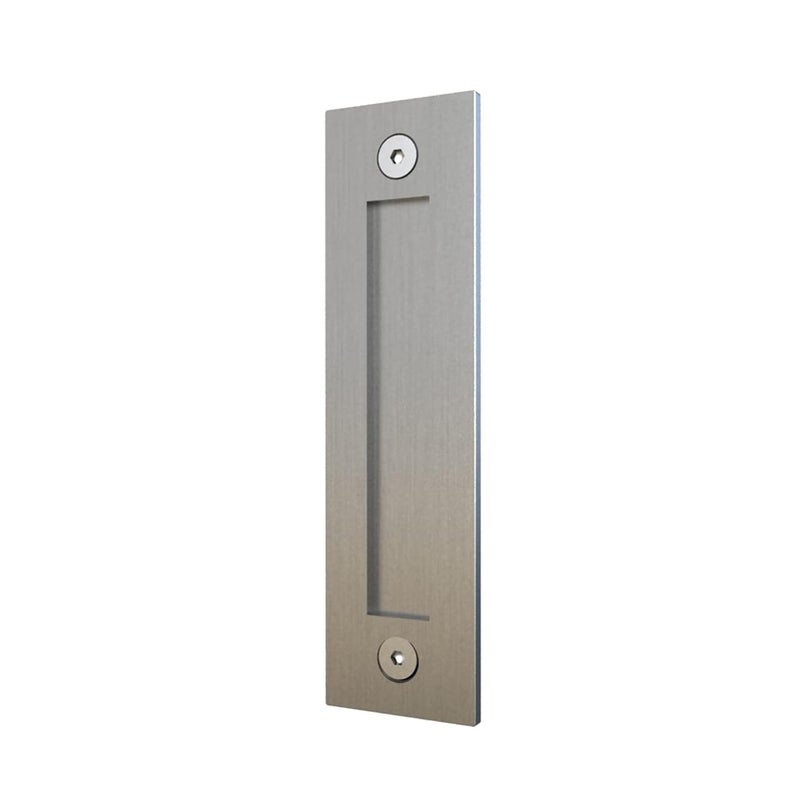 JUBEST 8'' Sliding Barn Door Handle Stainless Steel Modern Simple Finger Flush Pull Handle for Gates Garages Sliding Doors Cabinets Closet and Drawers - Image 1